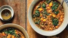 Spinach & red lentil soup Thumbnail