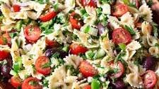 Greek Pasta Salad (No Mayo!) Thumbnail