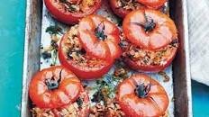 Greek rice-stuffed tomatoes Thumbnail