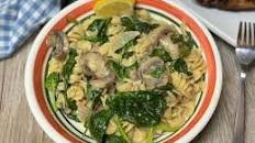 One Pot Spinach Mushroom Pasta Thumbnail