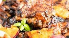 Grilled Bourbon Peach BBQ Chicken Thumbnail