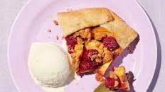 Raspberry-Peach Galette Thumbnail