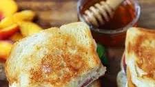 Honey Peach White Cheddar Grilled Cheese Sandwich Thumbnail