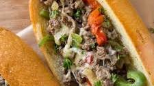 Philly Cheesesteak Recipe with Peppers and Onions Thumbnail