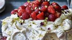 Pistachio pavlova with rosewater berries | Asda Good Living Thumbnail