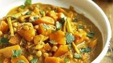 Pumpkin curry with chickpeas Thumbnail