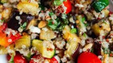 Mediterranean Quinoa Salad with Roasted Summer Vegetables Thumbnail