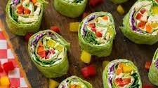 Rainbow Veggie Pinwheels Thumbnail