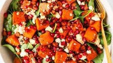 Pumpkin Spinach Feta Salad Thumbnail