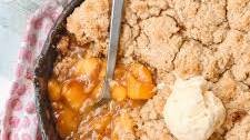 Cast Iron Skillet Peach Cobbler Thumbnail