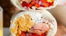 Smoked Salmon Breakfast Burrito Recipe Thumbnail