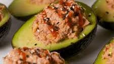 Spicy Tuna Stuffed Avocados Thumbnail