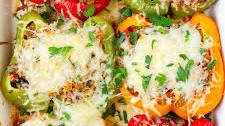 Ground Turkey Stuffed Peppers Thumbnail