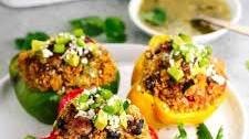 Ground Turkey Stuffed Peppers Thumbnail