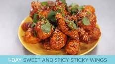 Sweet And Spicy Sticky Wings Recipe by Tasty Thumbnail