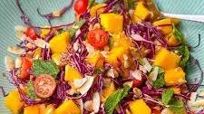 Tropical Mango Salad Recipe with Coconut Thumbnail