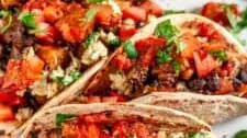 Loaded Vegetarian Breakfast Tacos Thumbnail