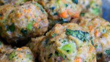 Easy Turkey Veggie Meatballs Thumbnail