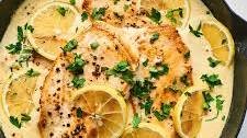 Easy, Creamy Lemon Garlic Skillet Chicken Thumbnail