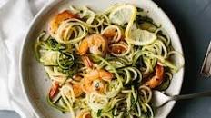 Zucchini Pasta with Lemon Garlic Shrimp Thumbnail