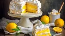 Lemon Meringue Cake Recipe Thumbnail