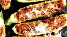 Easy Ground Beef Zucchini Boats Thumbnail