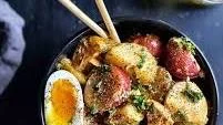 Asian Potato Salad With Chili Garlic Sauce And 7-minute Egg Thumbnail