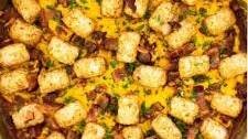 BBQ Chicken Tater Tot Skillet Thumbnail