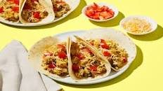 Salsa Verde Breakfast Tacos with Eggs & Potatoes Thumbnail