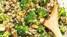 Broccoli Quinoa Salad with Lemon Greek Yogurt Dressing Thumbnail