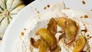 Fall Pavlova with Caramelized Apples and Cinnamon Whipped Cream Thumbnail