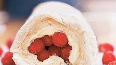 Rachel Allen's Coconut Meringue Roulade with Lemon Curd and Raspberries Thumbnail