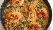 Creamy Spinach and Mushrooms Chicken Thumbnail