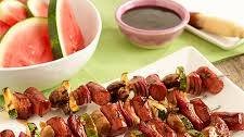 Hot Dog and Veggie Kabobs Thumbnail