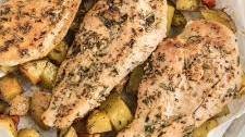 Italian Herb Roasted Chicken and Potatoes Thumbnail