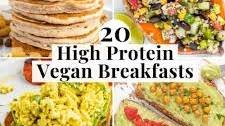 High Protein Vegan Breakfast Ideas: Chickpea Frittata Thumbnail