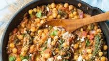 Mediterranean Chickpea Stew with Spinach & Feta Thumbnail
