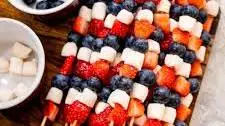 Red, White and Blue Fruit Kabobs Thumbnail