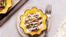 Mushroom & Wild Rice Stuffed Acorn Squash Thumbnail