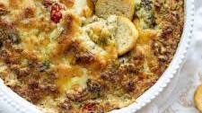 Cheesy Pesto Smoked Chicken Dip Thumbnail