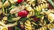 Pesto Pasta Salad Recipe Thumbnail