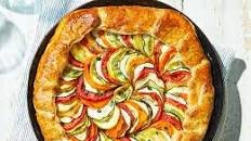 Ratatouille tart with flaky cheddar & thyme pastry Thumbnail