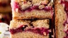 Strawberry Rhubarb Crumb Bars Thumbnail