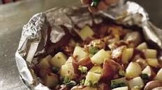 Grilled Smoky Cheddar Potatoes Foil Pack Thumbnail