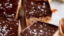 Salted Caramel Rice Krispie Treats (with Chocolate!) Thumbnail