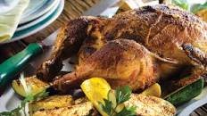 Smoky-Sweet Beer Can Chicken with Grilled Veggies Thumbnail