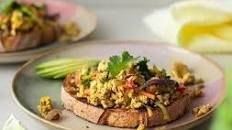 Smoky Tofu Scramble on Toast Thumbnail