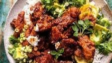 Sheet Pan Hot Honey Garlic Chicken and Zucchini Thumbnail