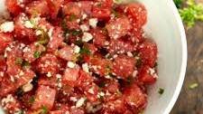 Spicy Watermelon Feta Salad Thumbnail