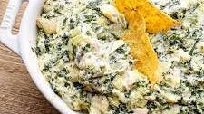 Chicken Artichoke Spinach Dip Recipe Thumbnail